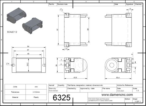 Igus Start And End Piece Set Kma For R Series Mm Wide Damencnc B V