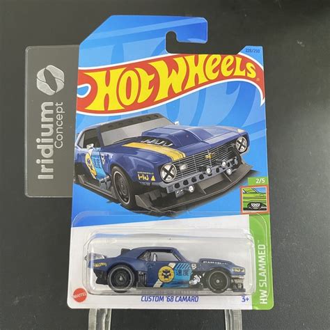 Jual Hot Wheels Custom Camaro Biru Original Hotwheels Shopee Indonesia