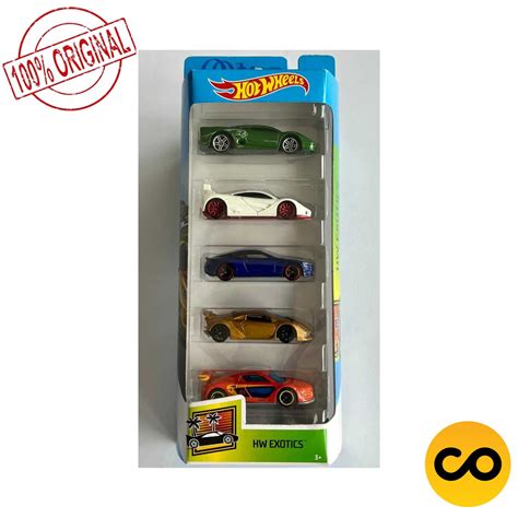 Hot Wheels Pack HW Exotics Jaguar XJ 220 McLaren F1 GTR Aston Martin DBS Lamborghini