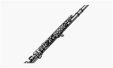 Flute clipart black and white, Flute black and white Transparent FREE for download on ...