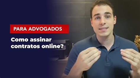 Como Assinar Contratos Online YouTube