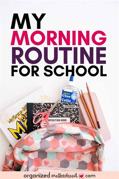 My Morning Routine For School Simple Tricks To Create Better Habits