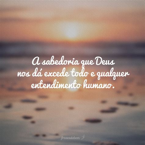 Frases De Sabedoria De Deus Que Te Far O Entender Sua Vontade