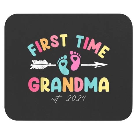 First Time Grandma 2024 Soon To Be Grandma 2024 Mouse Pads Sold By Contreinfuss Sku 108974937