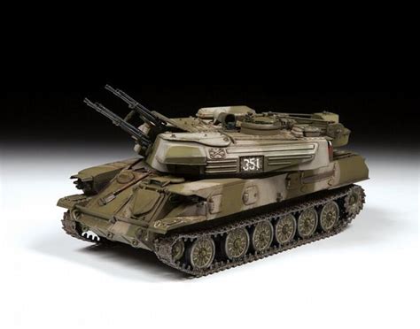 Zvezda 3635 Soviet Self propelled anti-aircraft gun ZSU-23-4M Shilka ...