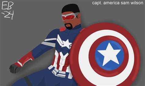 Captain America Sam Wilson (MCU) [Fan Art] : r/Marvel