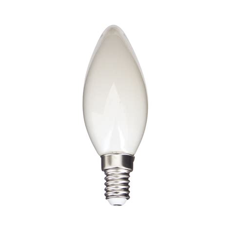 Ampoule Filament Led Flamme Opaque Dimmable Culot E Lumens