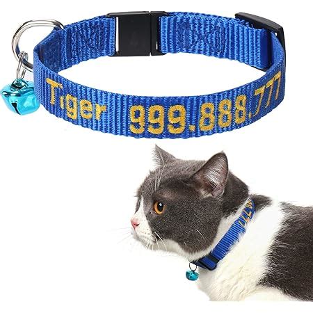 Pet Supplies Custom Breakaway Cat Collar Personalized Cat Id Collar