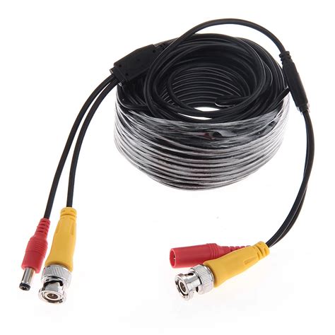 10m 20m 30m Bnc Cable Dc Adapter For Surveillance Dvr Cctv Camera