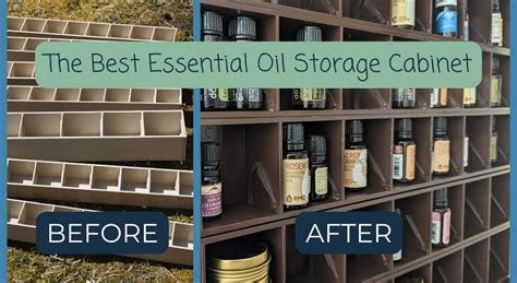 Essential Oil Cabinet Remake Plastic Bins Into An Apothecary Cabinet