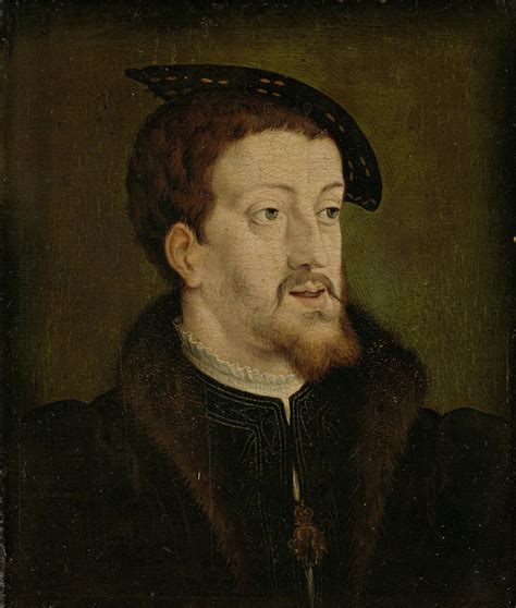 Portrait Of Charles V Holy Roman Emperor Drawing By Litz Collection