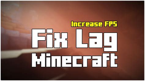 How To Fix Lag Minecraft Java Fps To Fps Low End Pc