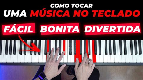 Como tocar uma música no teclado fácil bonita e divertida YouTube