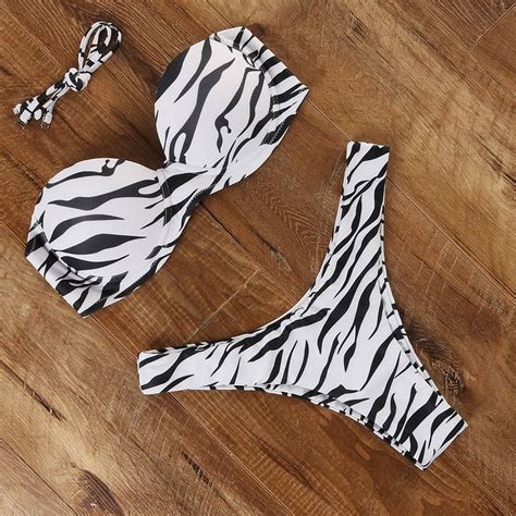 Sexy Women Bikini Brazilian Swimsuit Push Up Bra Bikini Set Two Piece