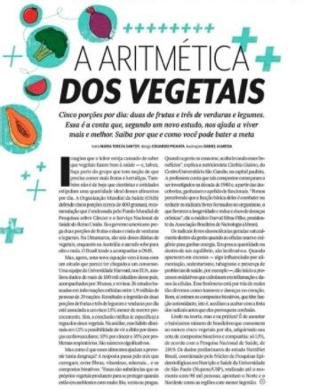 ABRAN Associação Brasileira de Nutrologia Imprensa Veja Saúde a