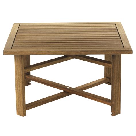 Table Basse Pliante De Jardin Naturel Guerande Les Tables Basses De