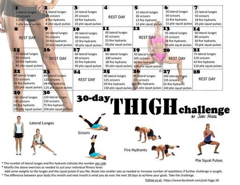 Leg Lift Challenge Exercises With Posters Workout Challange Workout