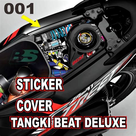 Jual Striping Sticker Pelindung Cover Tangki Beat Motif