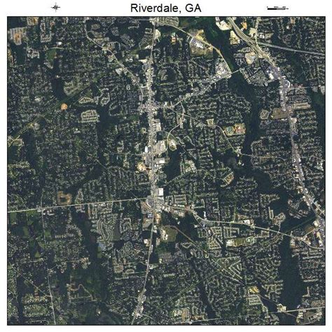 Aerial Photography Map of Riverdale, GA Georgia