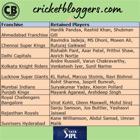 Ipl Mega Auction 2022 A Few Basics Cricket Bloggers