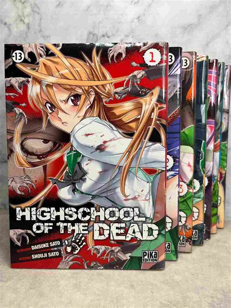 Highschool Of The Dead Collection Compl Te Tomes Nolax Shop