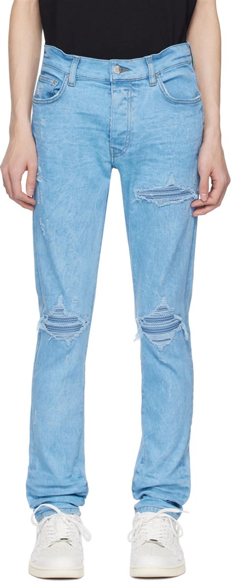 Jean Mx Bleu Amiri En Solde