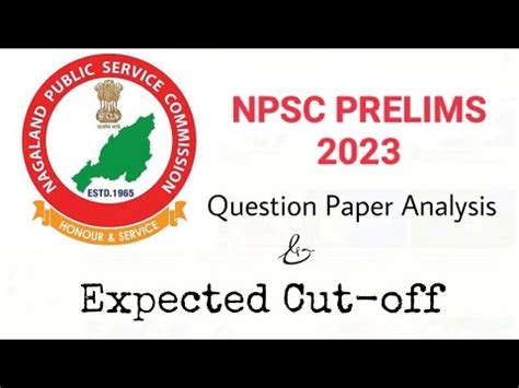 NPSC PRELIMS 2023 Qs Paper Analysis Expected Cut Off YouTube