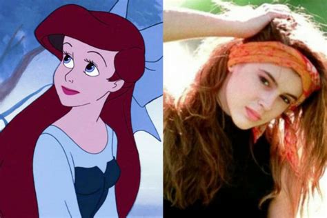 Alyssa Milano Inspirasi Visual Disney Princess Ariel