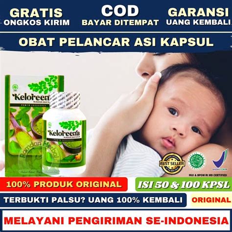 Jual Obat Pelancar Asi Kapsul Pengental Asi Asi Booster Suplemen