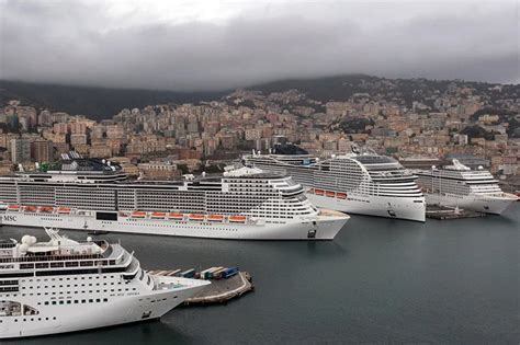 Four MSC Cruise Ships And Record Guest Numbers In Genoa Cruise