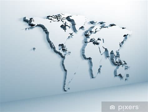 Fototapete World Map PIXERS AT