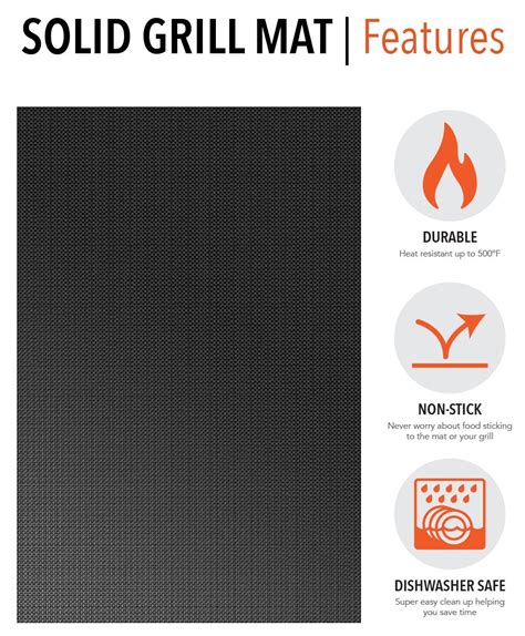 Bbq Butler Black Non Stick Grill Mat Set Of Two Tampa Fl Just
