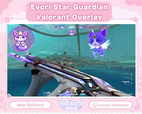 Evori Star Guardian Valorant Overlay Pack Hud Customizable Valorant