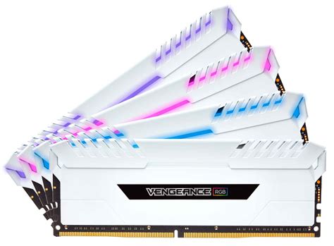 CORSAIR Lanza Sus Memorias DDR4 VENGEANCE RGB White