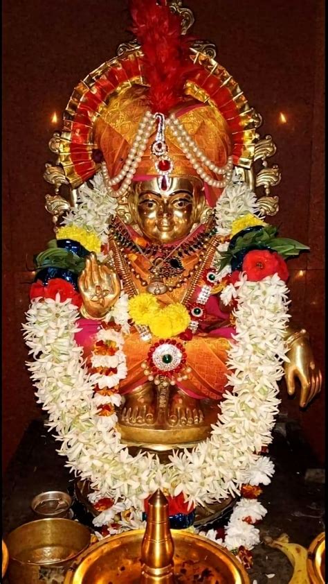 Ayyappa Golden Statue Closeup Lord God Manikandan Hd Phone