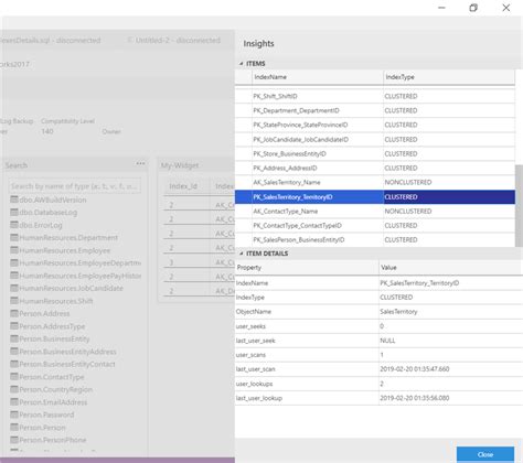 Customize Azure Data Studio With Dashboard Widgets