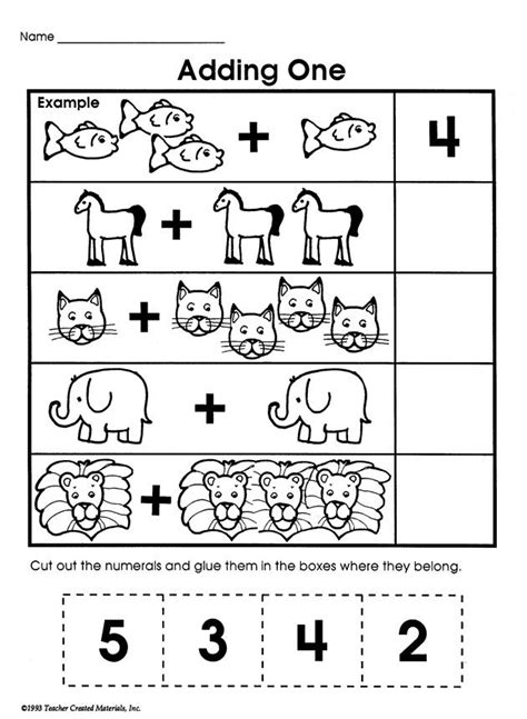 Easy Addition Problems For Kindergarten