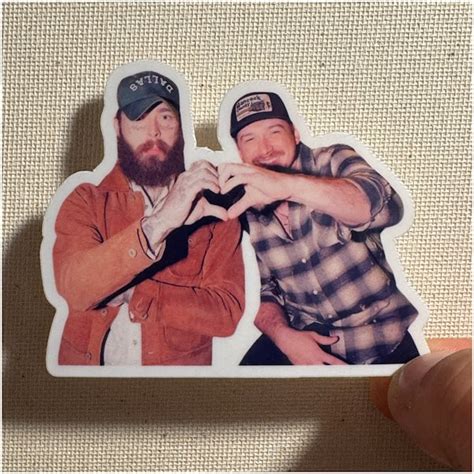 Post Malone And Morgan Wallen Sticker Etsy