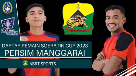 Soeratin Cup U Ngada Daftar Pemain Persim Manggarai Nbrt