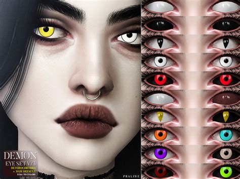 The Sims Resource - ND Demon Eyes V/3 (+Heterochromia) N144