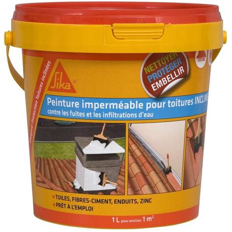 Sika Peinture Imperm Able Anti Fuites Toitures Inclin Es L Couleur