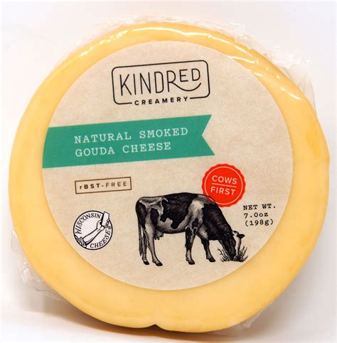 Natural Smoked Gouda Kindred Creamery Wakkercheese