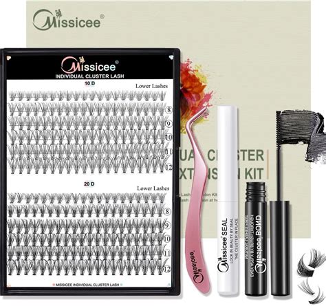 Missicee DIY Eyelash Extension Kit At Home DIY Lash Extension Kit