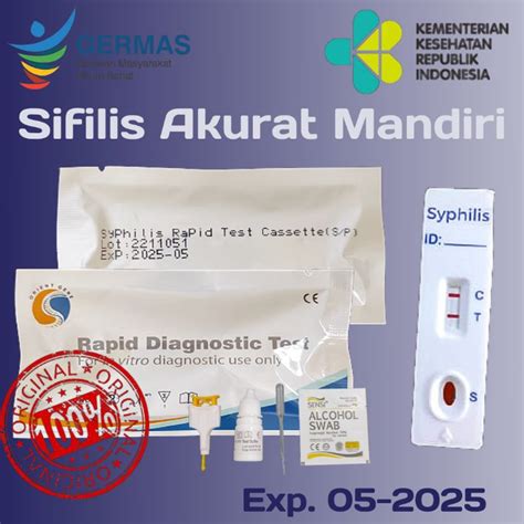 Jual Tp Sifilis Card Test Tes Syphilis Cassette Satuan 1pcsset