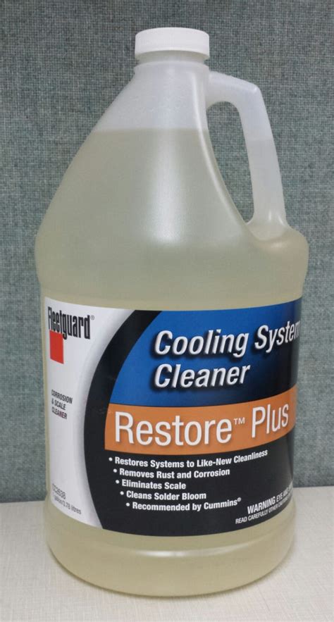 RESTORE PLUS COOLING SYSTEM CLEANER 3 78L FLEETGUARD CC2638 Sctruckspares