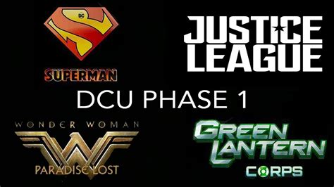 The New Dcu Slate Is About To Be Revealed Dcu Phase Youtube