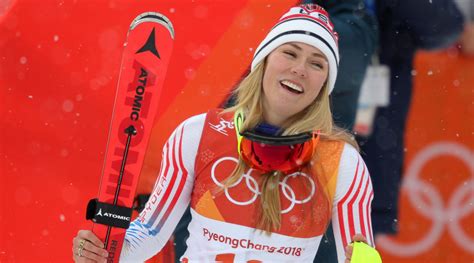 Winter Olympics 2018 Mikaela Shiffrin Silver Alpine Combined Sports