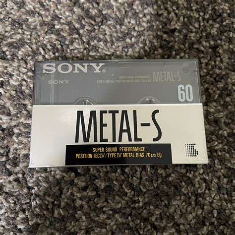 Sony Metal S Type IV 60 Min Metal Bias Hobbies Toys Music Media