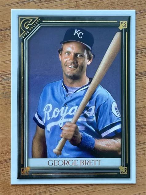 Topps Gallery Baseball George Brett Carte N Kansas City Royals