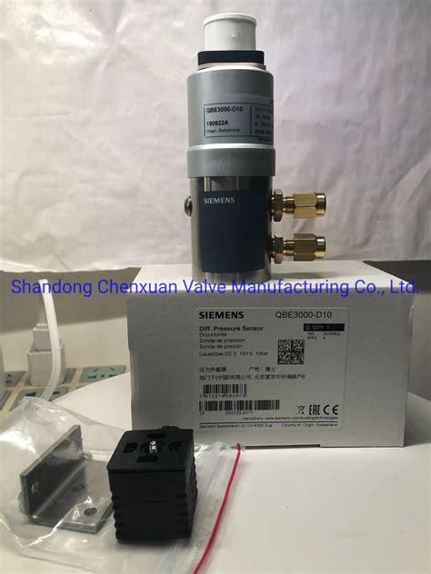 Qbe3100 D10 Differential Pressure Sensor For Liquids And Gase 4and 20 Ma 0and 10 Bar China